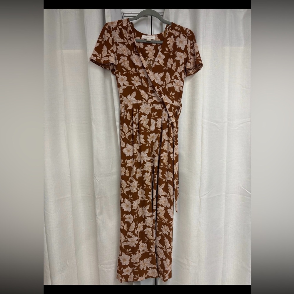 Floral Wrap Jumper